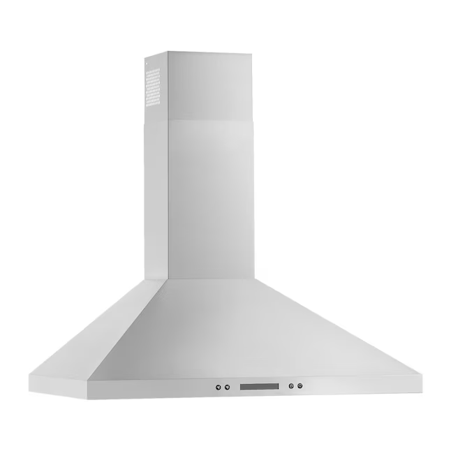 Whirlpool 30-in Convertible 400-CFM Fingerprint-Resistant Stainless Steel Wall-Mounted Range Hood with Charcoal Filter, WVW93UC0LZ, Retail: $899.00, FINAL PRICE: $399.99 + TAX