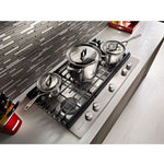 KitchenAid 36-in 5 burners Stainless steel Gas Cooktop (Griddle Included)