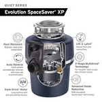 InSinkErator Evolution SpaceSaver XP Continuous feed 3/4-HP Septic Safe Non-corded Garbage Disposal with Noise Insulation, SPACESAVER-XP #738006 *HD2507, Retail: $308.00, FINAL PRICE: $179.99 + TAX