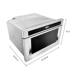 KitchenAid 23.87-in 1.2-cu ft 950 -Watt Microwave Drawer ( Stainless Steel ) Item #965231 |  Model #KMBD104GSS