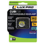 Lux-Pro 362-Lumen 6 -Mode LED Rechargeable Headlamp