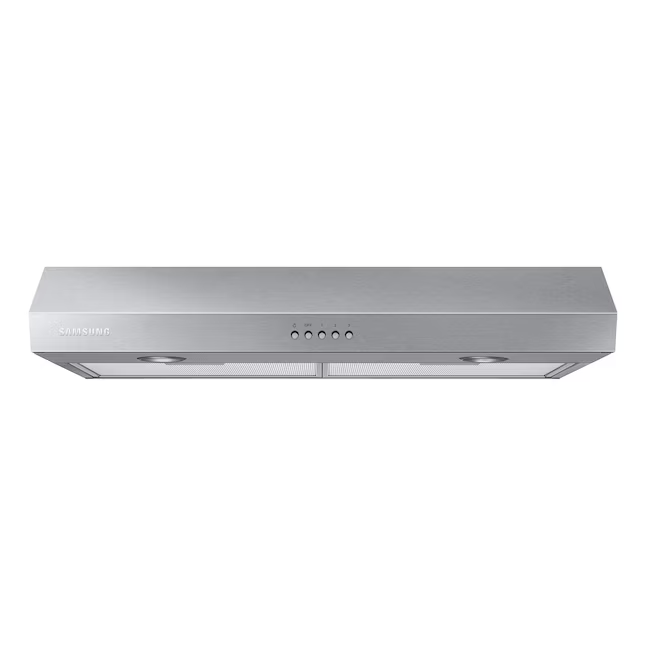 Samsung 30-in 350-CFM Convertible Stainless Steel Under Cabinet Range Hood with Charcoal Filter, NK30B3500US, JR2503