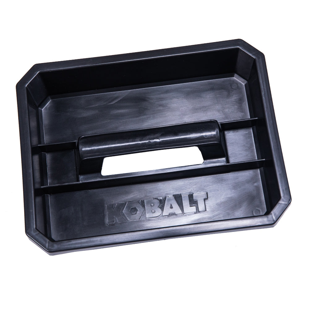 Kobalt CASESTACK 21.5-in W x 26.7-in H x 17.2-in D Black Plastic Rolling Tool Box [FBM-100]