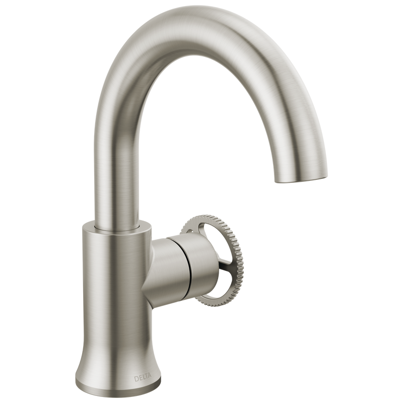 Delta Trinsic Single Handle Bathroom Faucet in Stainless Steel