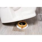 Oatey Johni-Ring 3-in Brown Wax Toilet wax ring with bolts