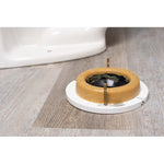 Oatey Johni-Ring 3-in Brown Wax Toilet wax ring with bolts