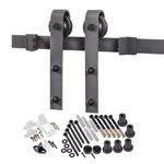 TRUporte 36-inch x 84-inch Pine Z Design Rustic Barn Door with Hardware Kit, [FB296]