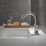 Delta Trinsic Single Handle Bathroom Faucet in Stainless Steel