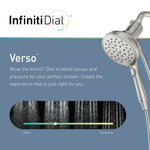 Moen Verso 8.0 -Spray Spot Resist Brushed Nickel Handheld Shower Head 1.75 GPM, RETAIL: $64.98, FINAL PRICE: $39.99 + TAX