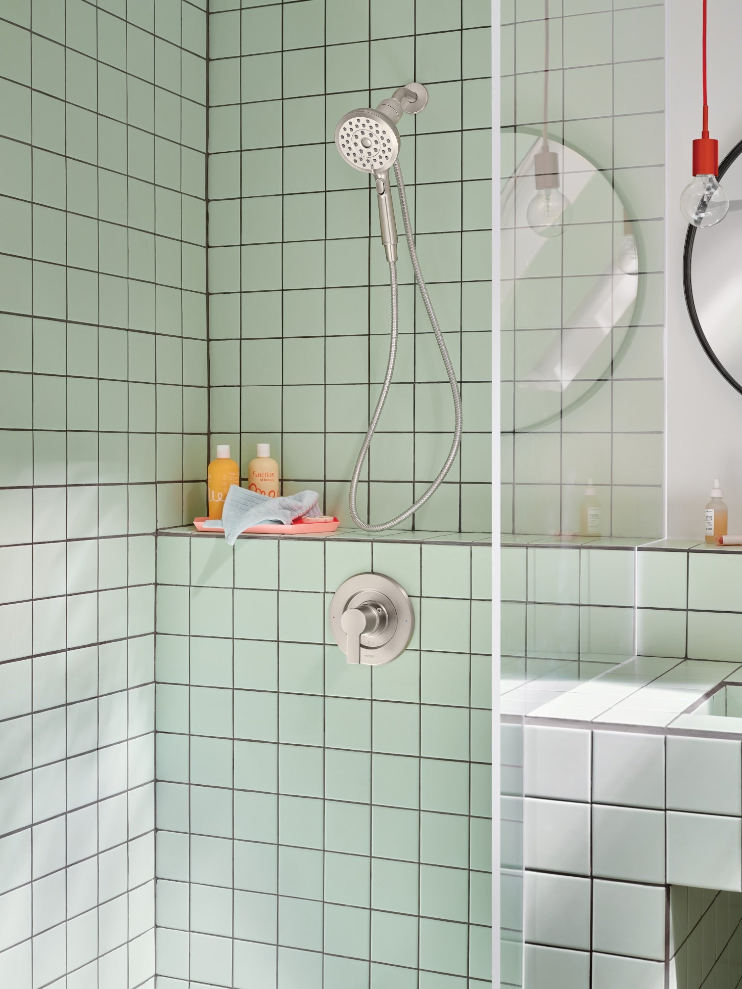 Moen Verso 8.0 -Spray Spot Resist Brushed Nickel Handheld Shower Head 1.75 GPM, RETAIL: $64.98, FINAL PRICE: $39.99 + TAX