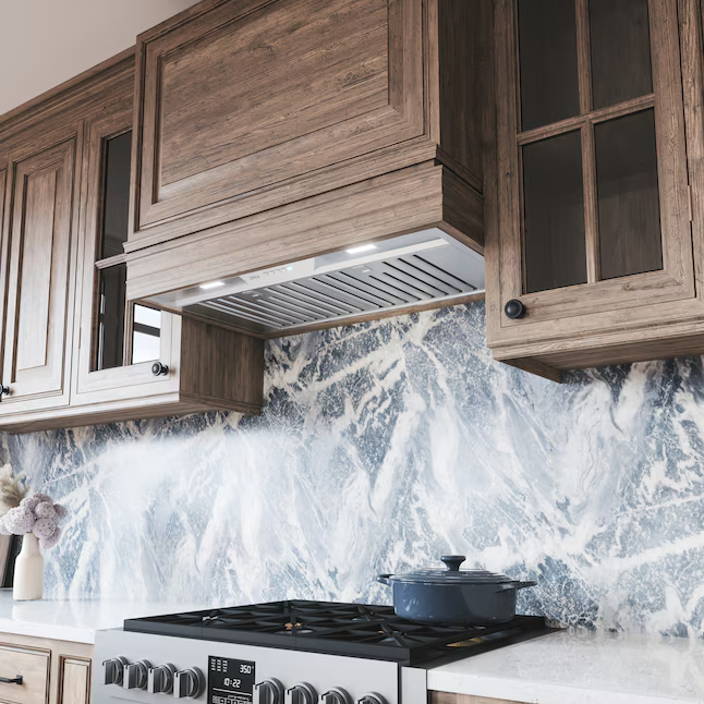 Zephyr 48-in Convertible 600-CFM Stainless Steel Insert Under Cabinet Range Hood, AK9546AS *JR2508, Retail: $999.99, FINAL PRICE: $599.99 + TAX