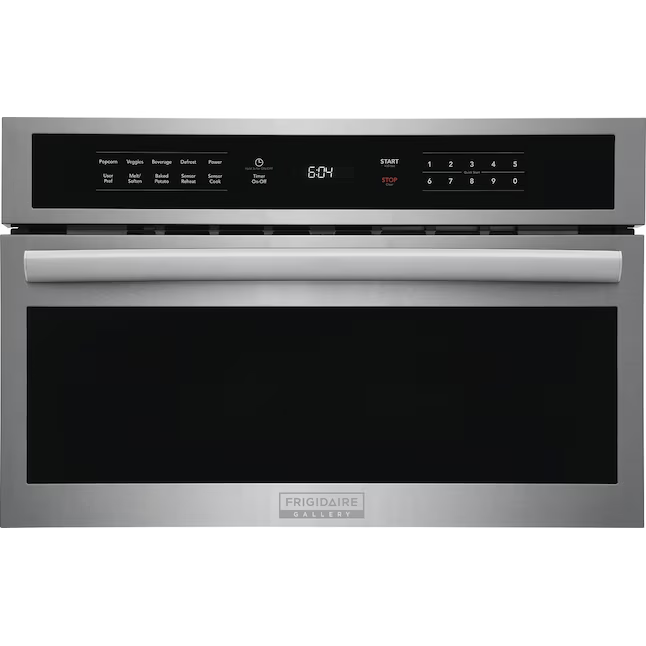 Frigidaire Gallery 1.6-cu ft 950-Watt 29.75-in Built-In Microwave with Sensor Cooking Controls (Fingerprint Resistant Stainless Steel), GMBD3068AF, MSRP: $1,599.00, Final Price: $699.99 + Tax