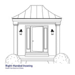 RELIABILT 36-in x 80-in x 4-9/16-in Steel Right-hand inswing Prehung Residential Insulating core Front Door, 5517514, #10124820, FINAL PRICE: $349.99 + TAX