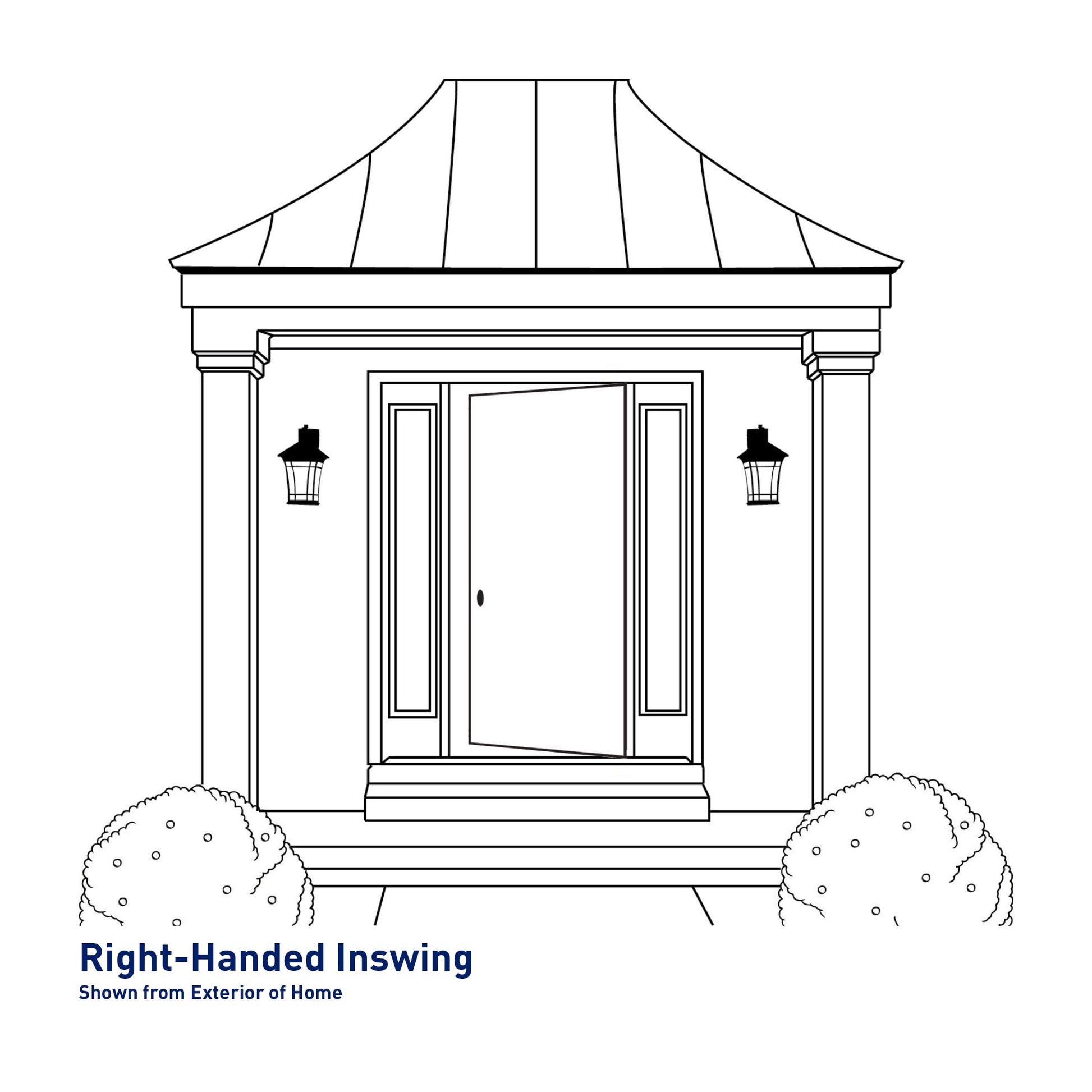 5517515  RELIABILT 36-in x 80-in x 4-9/16-in Steel Right-hand inswing Prehung Residential Insulating core Front Door