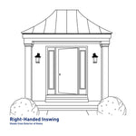 Therma-Tru Smooth Star Emerson Entry Door 36-in x 80-in x 4-9/16-in Fiberglass Right-hand inswing Ready to paint Unfinished Prehung Residential Insulating core Front Door
