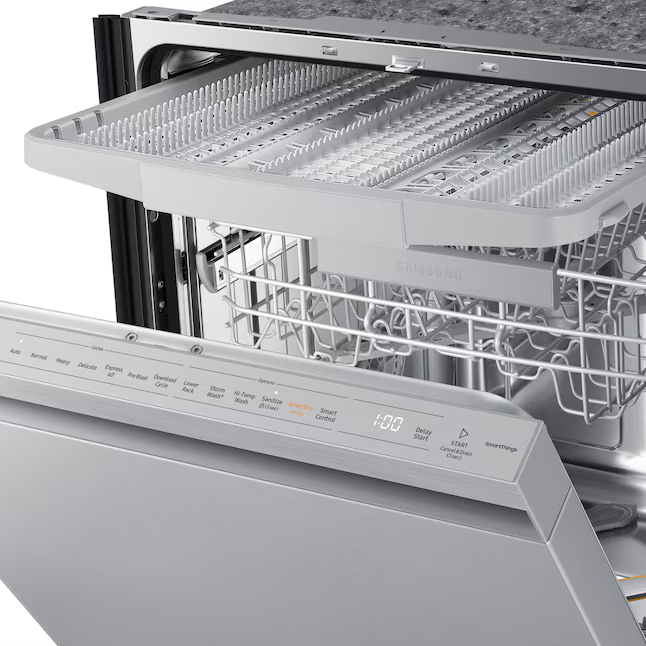 Samsung 24-in Top Control Built-in Dishwasher With Third Rack (Fingerprint Resistant Stainless Steel) 42-dBA, DW80B7070US *BG, MSRP: $1,099.00, FINAL PRICE: $529.99 + TAX