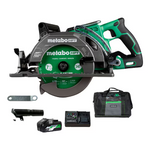 Metabo HPT Multi-Volt 36-volt 4 -Amp 7-1/4-in Brushless Hybrid Capable Cordless Circular Saw (Battery Included and Charger Included), C3607DWAM *JR2511, Retail: $389.00, FINAL PRICE: $199.99 + TAX