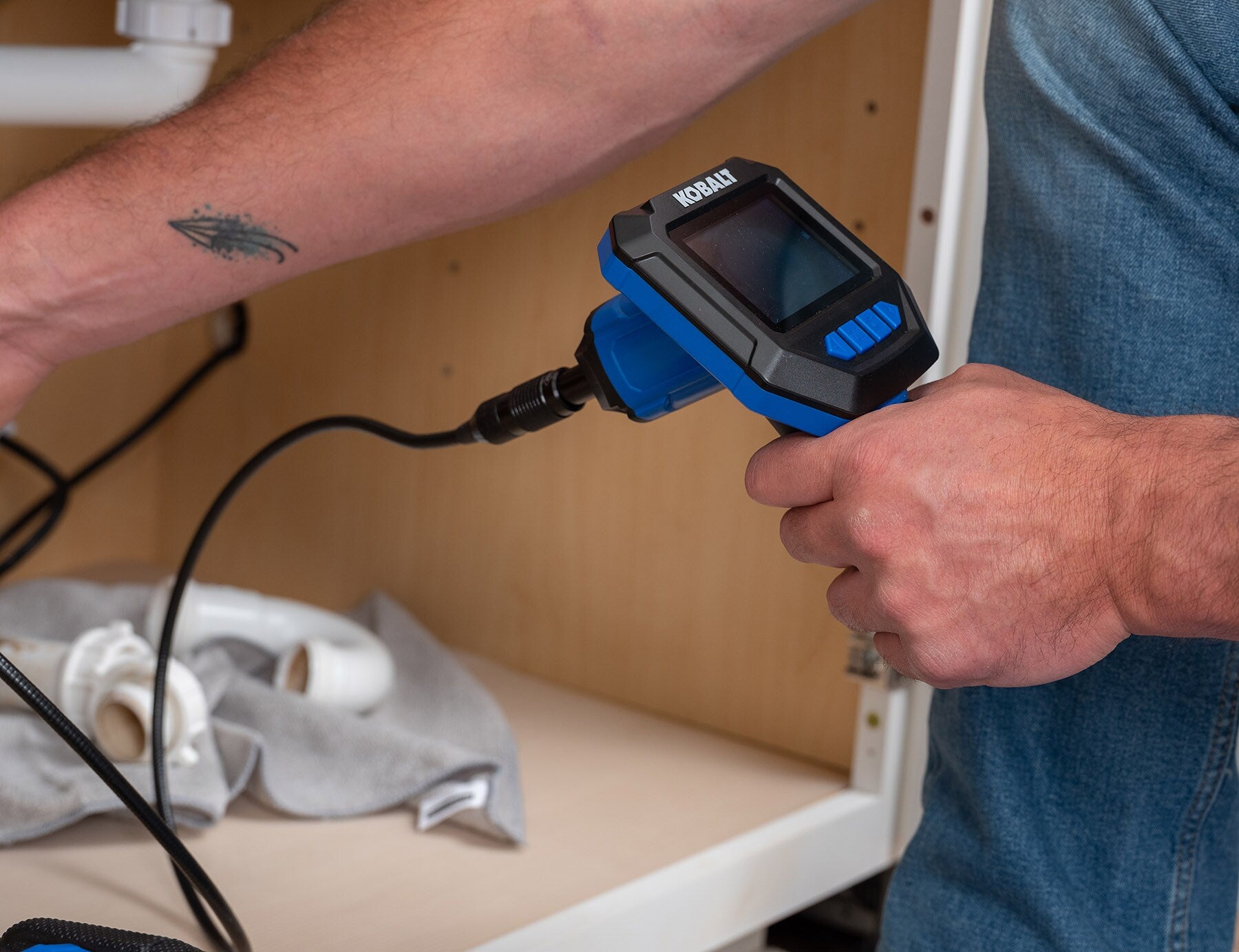 Kobalt LED Inspection Camera with Memory Card
