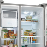 Frigidaire 25.6-cu ft Standard-Depth 36-in Wide Side-by-Side Refrigerator with Ice Maker ,Water and Ice Dispenser ( Fingerprint Resistant Stainless Steel ) ENERGY STAR Certified