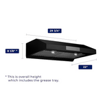 Hauslane 30-in Ducted 500.0-CFM Stainless Steel Under Cabinet Range Hood, UC-PS18SS-30 *HD2507, Retail: $899.99, FINAL PRICE: $299.99 + TAX