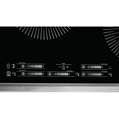 Frigidaire Gallery 36-in 5 Burners Black Induction Cooktop with Bridge Element