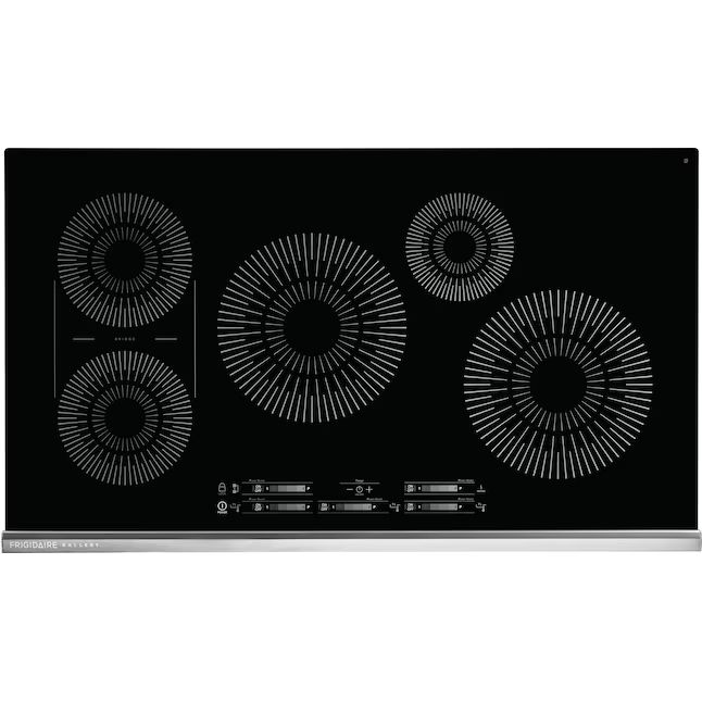 Frigidaire Gallery 36-in 5 Burners Black Induction Cooktop with Bridge Element