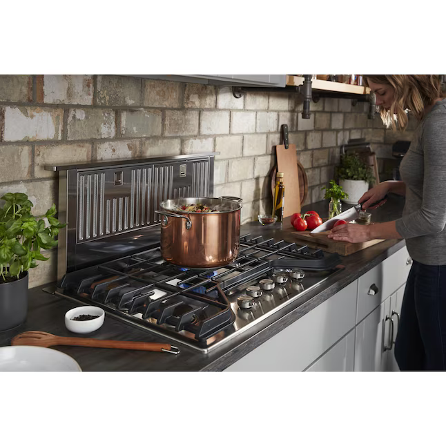 KitchenAid 30-in Telescoping Stainless Steel Ducted Downdraft Range Hood, KXD4630YSS/7 *JR2508, Retail: $1,629.00, FINAL PRICE: $899.99 + TAX