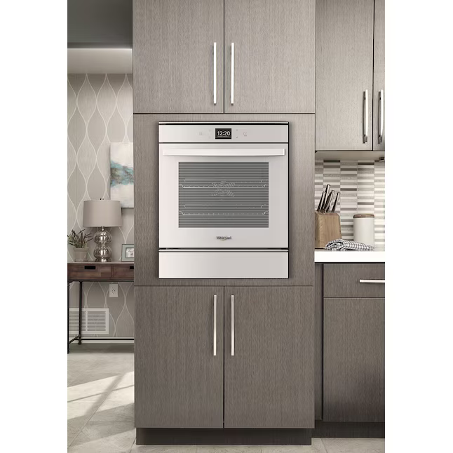 Whirlpool 24-in Smart Single Electric Wall Oven Single-fan Self-cleaning (White), WOS52ES4MW *HD2501, Retail: $2,299.00, FINAL PRICE: $1,199.99 + TAX