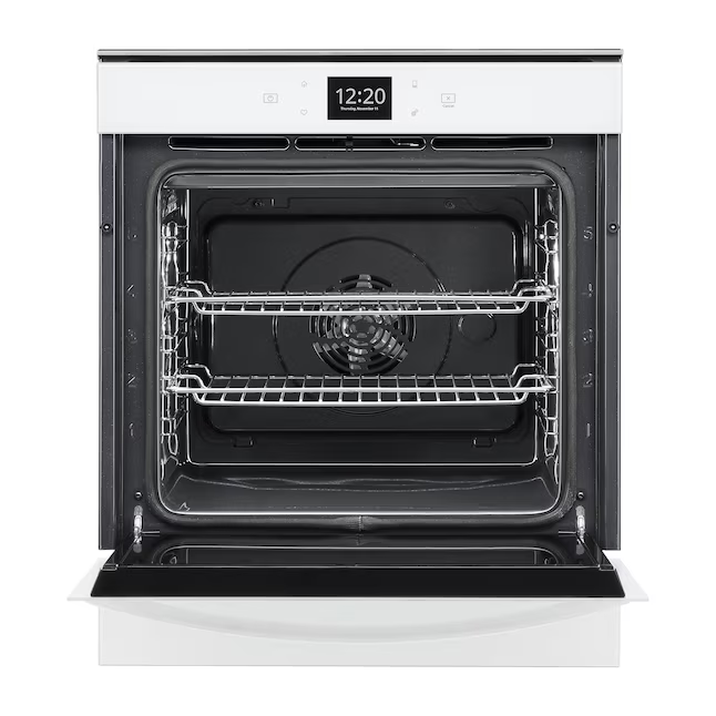 Whirlpool 24-in Smart Single Electric Wall Oven Single-fan Self-cleaning (White), WOS52ES4MW *HD2501, Retail: $2,299.00, FINAL PRICE: $1,199.99 + TAX