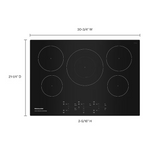 KitchenAid 30-in 5 burners Black Induction Cooktop, KCIG550JBL/02 *JR2510, Retail: $2,349.00, FINAL PRICE: $1,249.99 + TAX