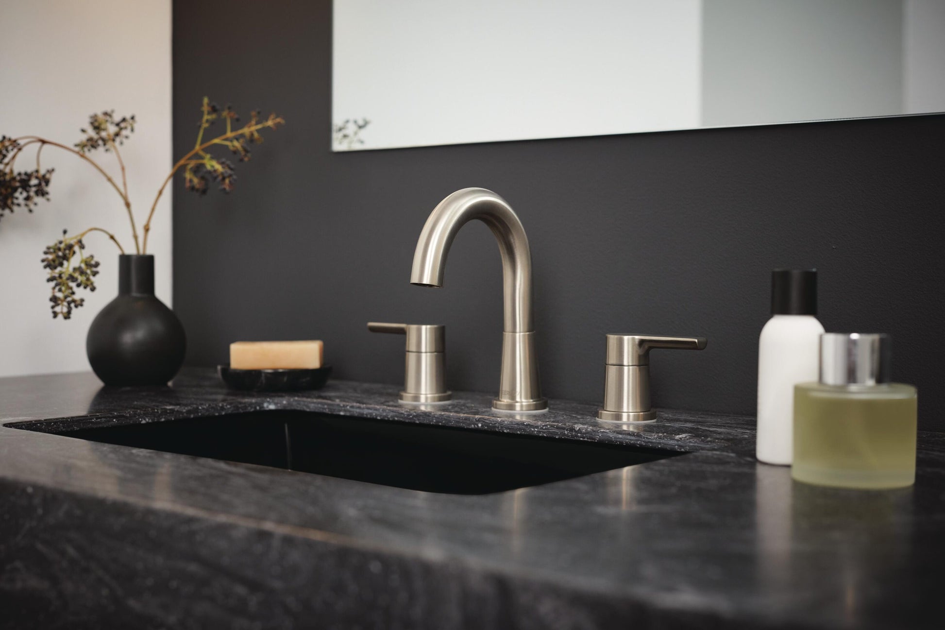 Flute  Single Two Handle Widespread Lavatory Faucet
