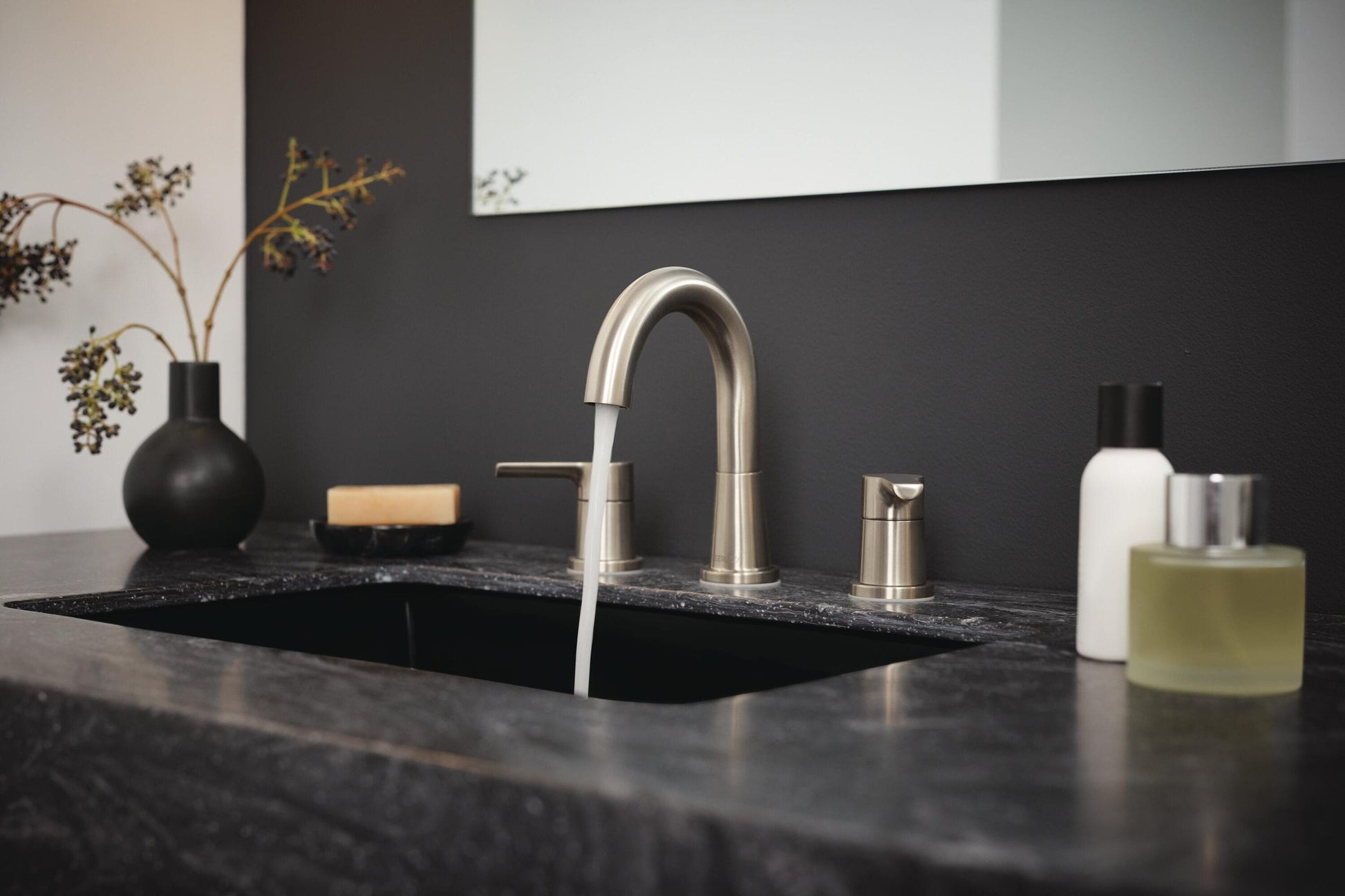 Flute  Single Two Handle Widespread Lavatory Faucet