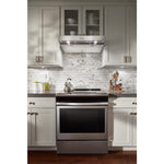 Whirlpool 30-inch Convertible 270-CFM Recirculating Stainless Steel Under Cabinet Range Hood