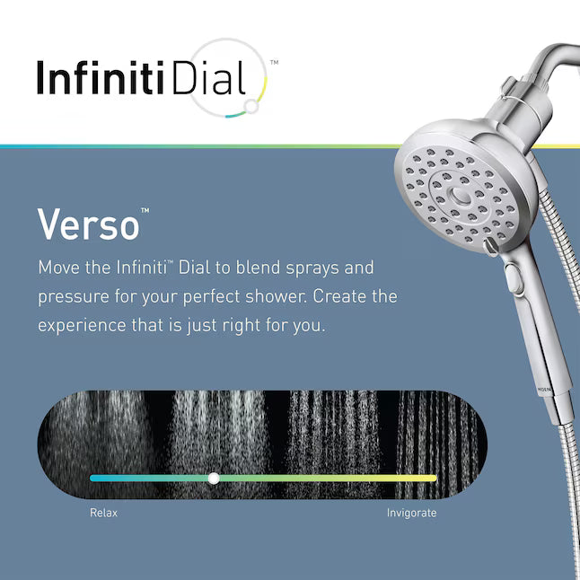 Moen Verso 8.0 -Spray Chrome 5-in Handheld Shower Head 1.75 GPM