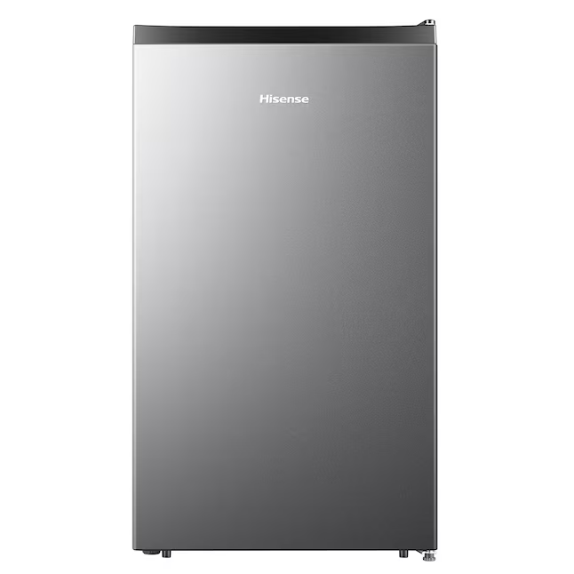 Hisense 3.3-cu ft Mini Fridge (Silver) ENERGY STAR, LMS033M6RVE  /  5131223