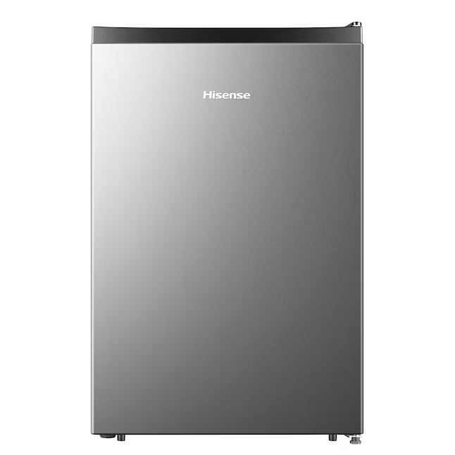 Hisense 2.5-cu ft Mini Fridge (Silver) ENERGY STAR