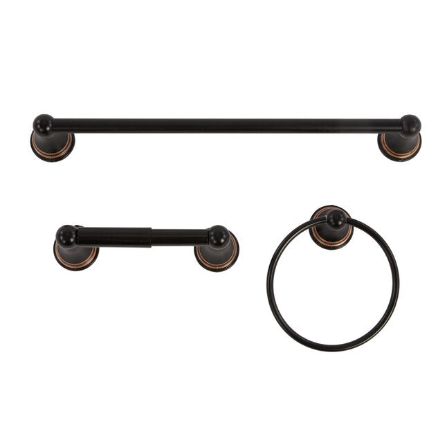 Alpine Reserve Oliver Oil-Rubbed Bronze Stainless Steel Bath Accessory Set, LAR100-ORB, 2003957, FINAL PRICE: $29.99 + Tax