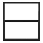 RELIABILT 36-in x 62-in Bronze Exterior Aluminum New Construction Single Hung Window Low-E Single Pane Glass (Half Screen Included), FASHB3662N-IMP, FINAL PRICE: $149.99