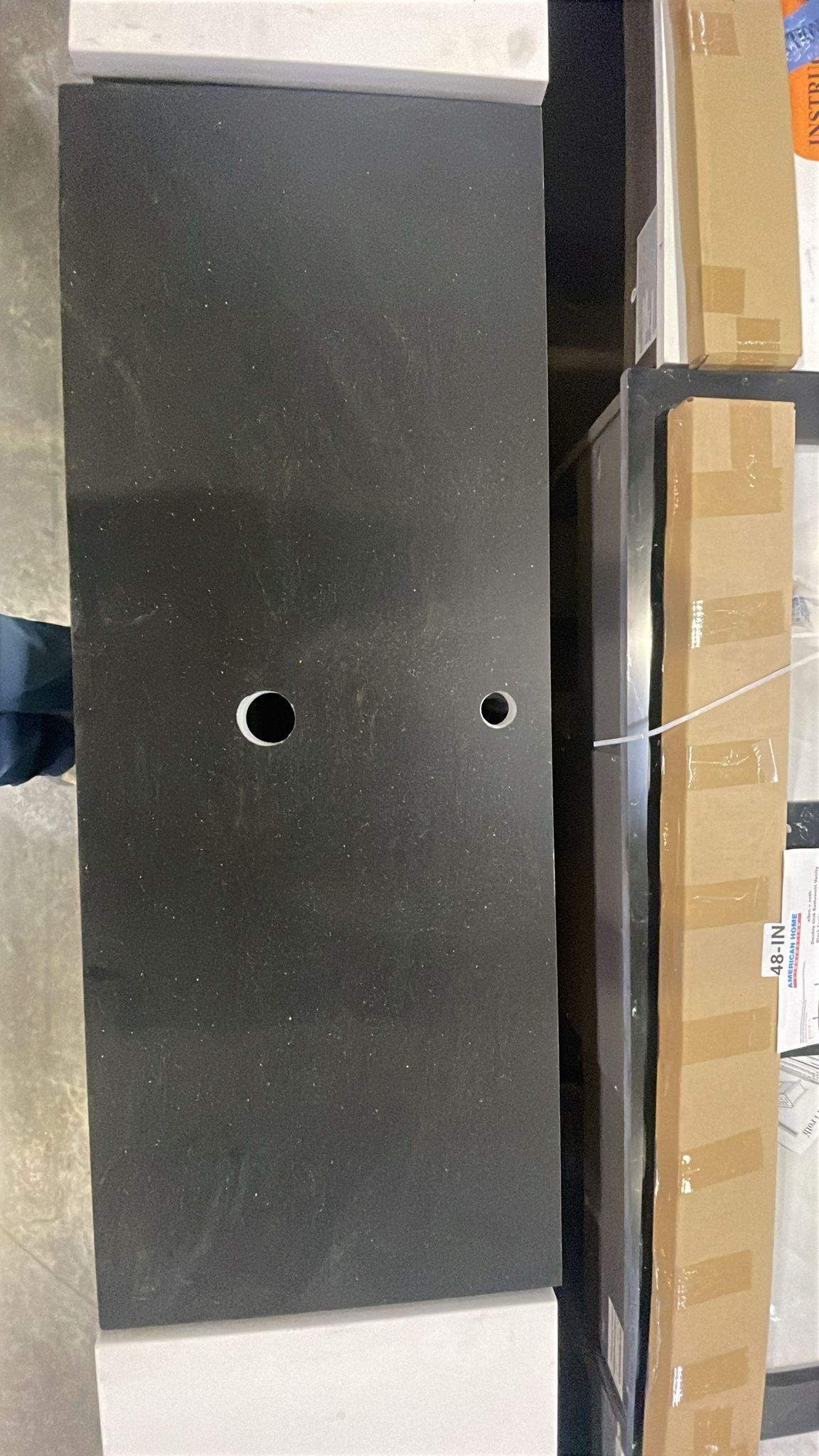 **CUSTOM TOP** Diamond NOW Piper Halifax 48-in Single Sink Bathroom Vanity with Custom Top, EC2148C70-CQTSQ, MSRP: $1,589.00, Final: $649.99, CLEARANCE: $499.99 + Tax