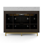 Summit Lane Fletcher 48-in Charcoal Undermount Single Sink Bathroom Vanity with White Lightly Veined Quartz Top, SL48FCV, [FB243], MSRP: $2,409.00, Final Price: $749.99 + Tax