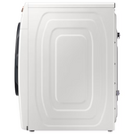 Samsung - 5.0 cu. ft. Extra Large Capacity Smart Front Load Washer with Super Speed Wash and Steam in Ivory, WF50BG8300AE