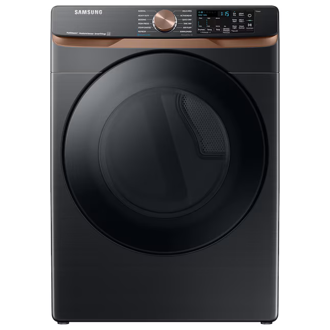 Samsung - 7.5 cu. ft. Smart Electric Dryer with Steam Sanitize+ and Sensor Dry - Brushed Black, DVE50BG8300V/A3 *BE, MSRP: $1,199.00, FINAL PRICE: $599.99 + TAX