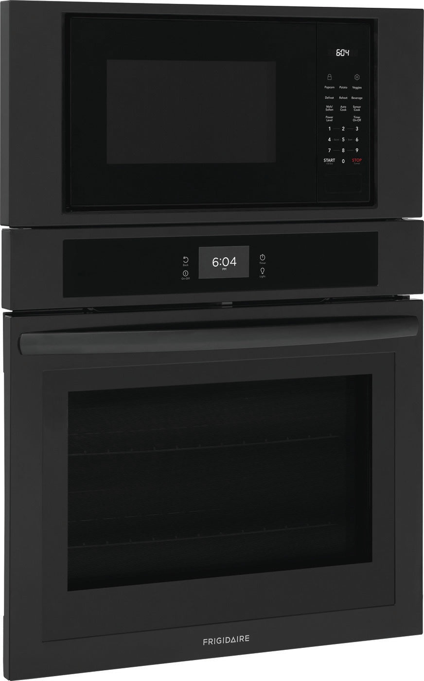 Frigidaire 30 inch Self-cleaning Microwave Wall Oven Combo ( Black )