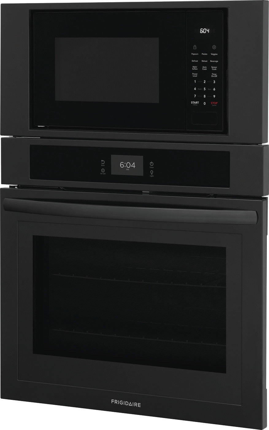 Frigidaire 30 inch Self-cleaning Microwave Wall Oven Combo ( Black )