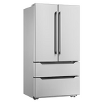 Cosmo Counter-Depth 22.5-cu ft 4-Door 36-in French Door Refrigerator with Ice Maker (Stainless Steel), COS-FDR225RHSS-G *JR2512, Retail: $3,399.99, FINAL PRICE: $1,599.99 + TAX