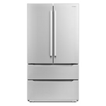 Cosmo Counter-Depth 22.5-cu ft 4-Door 36-in French Door Refrigerator with Ice Maker (Stainless Steel), COS-FDR225RHSS-G *JR2512, Retail: $3,399.99, FINAL PRICE: $1,599.99 + TAX
