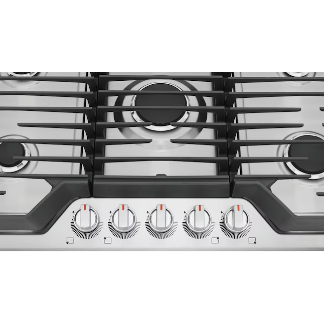 Frigidaire Gallery 36-in 5 burners Stainless Steel Gas Cooktop, GCCG3648AS *JR2511, Retail: $1,399.00, FINAL PRICE: $649.99 + TAX