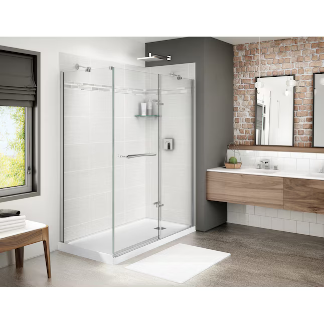 MAAX Utile 60-in W x 1.12-in D x 80.88 H Origin Arctik 1-Piece Direct to Stud Alcove Shower Back Wall Panel, 103412-300-524-800  #805762 *JR2509, Retail: $1,281.00, FINAL PRICE: $ + TAX