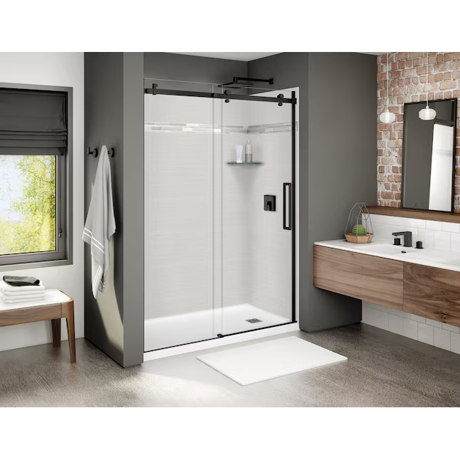MAAX Utile 60-in W x 1.12-in D x 80.88 H Origin Arctik 1-Piece Direct to Stud Alcove Shower Back Wall Panel, 103412-300-524-800  #805762 *JR2509, Retail: $1,281.00, FINAL PRICE: $ + TAX
