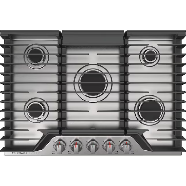 Frigidaire Gallery 30-in 5 burners Stainless Steel Gas Cooktop, GCCG3048AS *HD2509, Retail: $1,199.00, FINAL PRICE: $499.99 + TAX